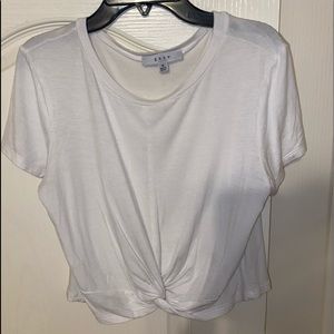 Gaze white crop top